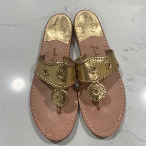 Jack Roger Gold Sandals